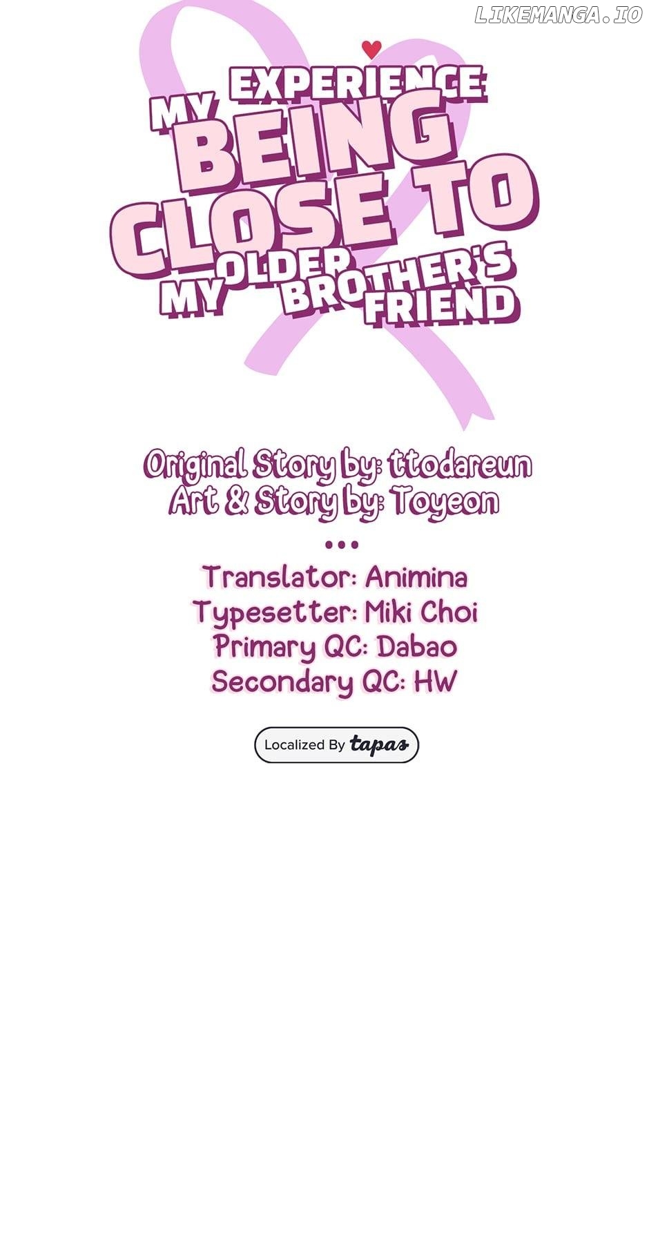My Experience Being Close to My Older Brother's Friend Chapter 22 - page 4