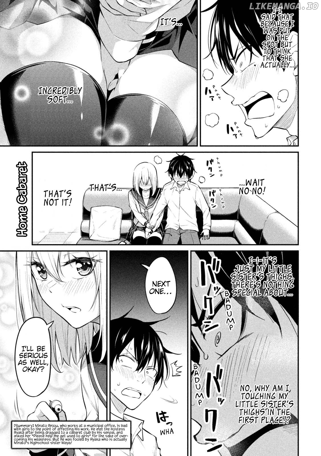 Home Cabaret ~Operation: Making a Cabaret Club at Home so Nii-chan Can Get Used to Girls chapter 4 - page 2