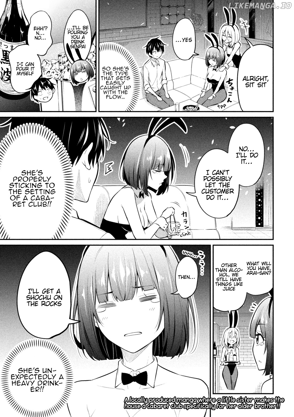 Home Cabaret ~Operation: Making a Cabaret Club at Home so Nii-chan Can Get Used to Girls chapter 6 - page 2