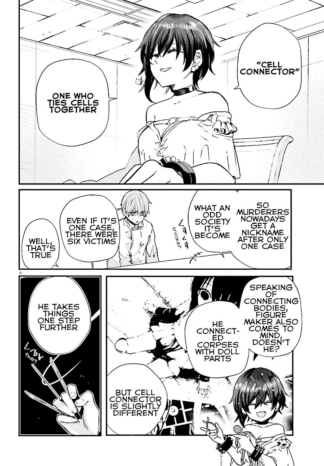 Murdist: Shikeishuu Kazami Tazuru chapter 8 - page 8