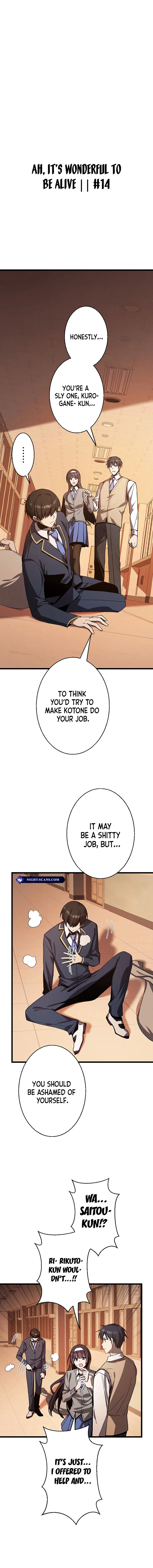 Ah, It’s Wonderful To Be Alive Chapter 14 - page 1