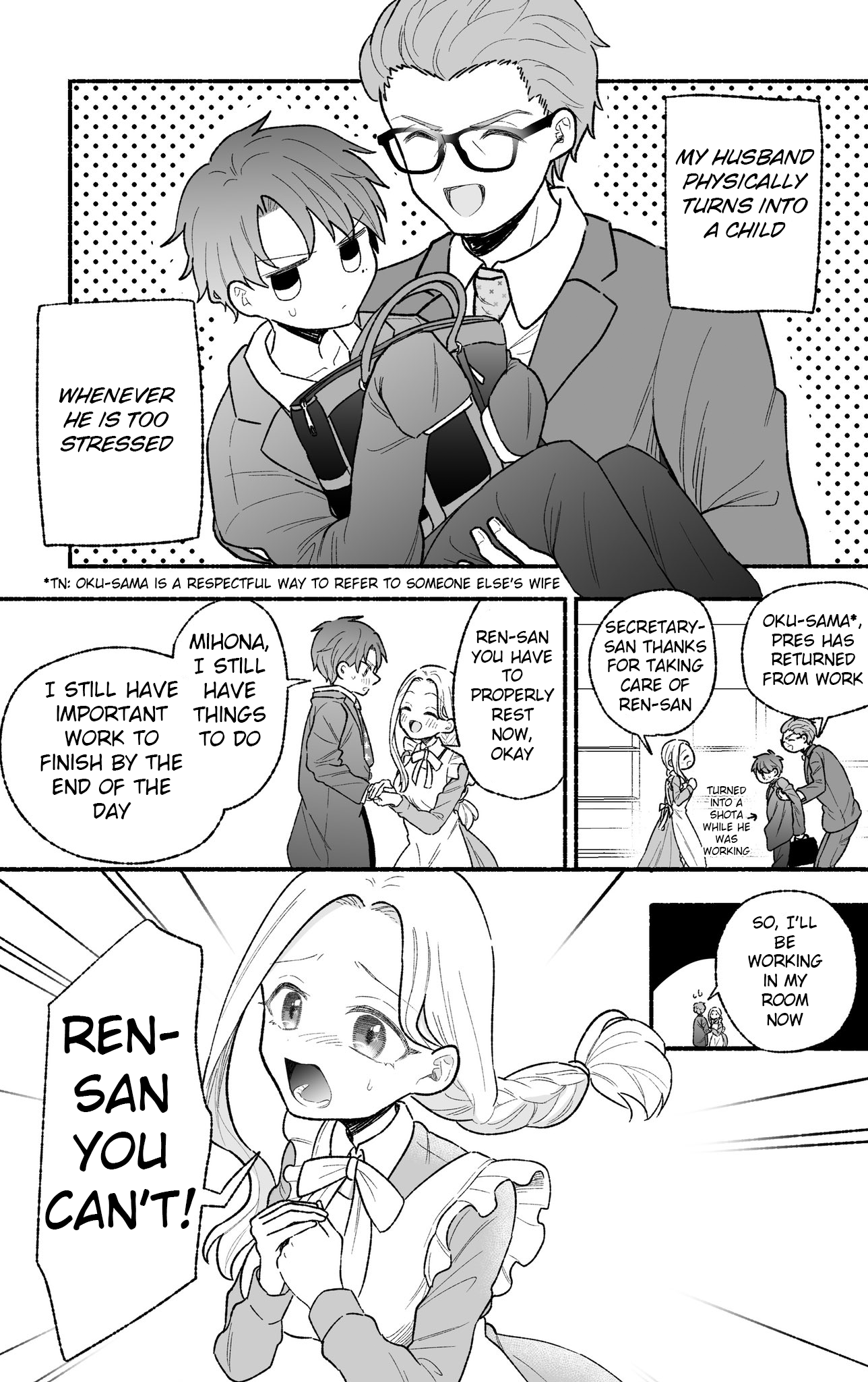 Watashi no Otto wa Stress ga Tamaru to Shota Kasuru chapter 10 - page 1