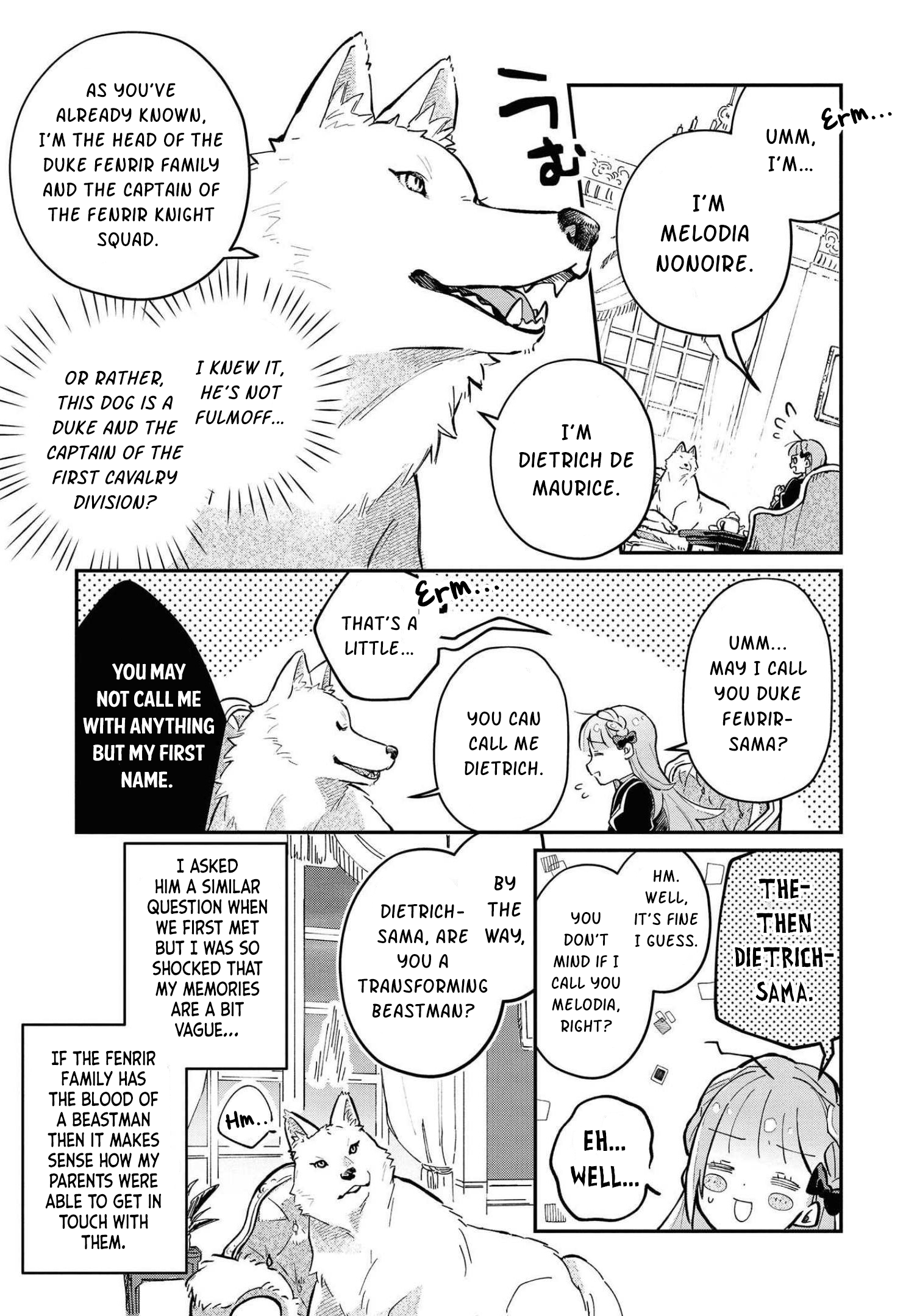 Fenrir Kishitai No Tagui Marenaru Mofumofu Jijou chapter 4.1 - page 8