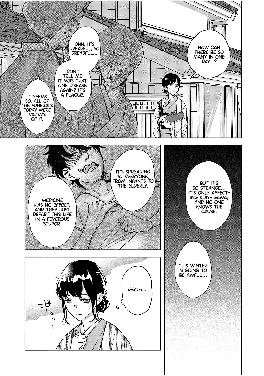 Shinigami no hatsukoi ~Botsuraku Kazoku no Reijou wa Ai wo Shiranai Shinigami ni Totsugu chapter 1 - page 16
