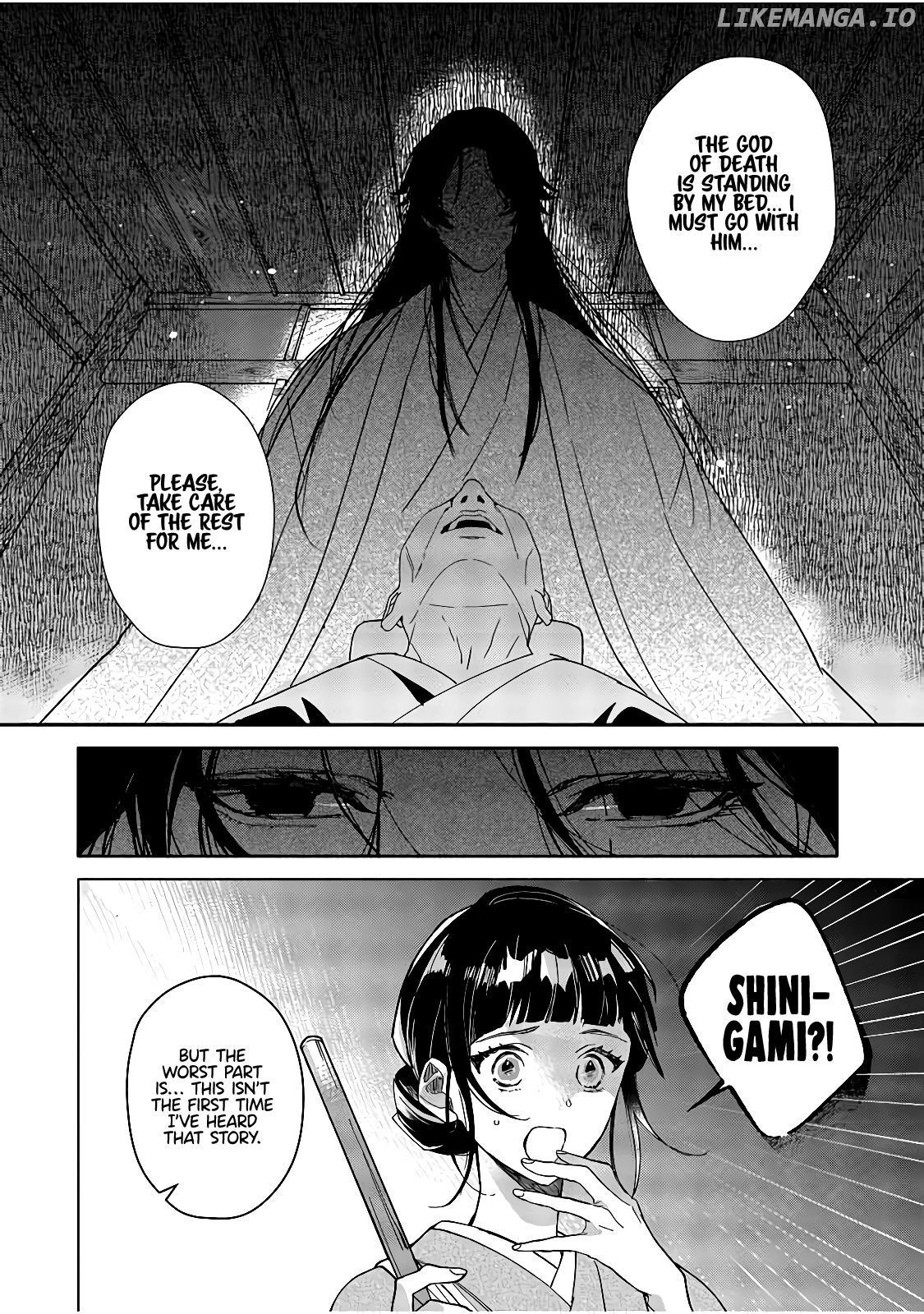 Shinigami no hatsukoi ~Botsuraku Kazoku no Reijou wa Ai wo Shiranai Shinigami ni Totsugu chapter 1 - page 21