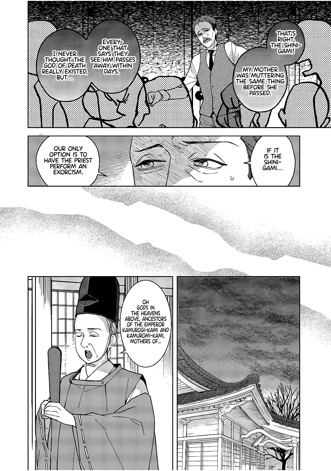 Shinigami no hatsukoi ~Botsuraku Kazoku no Reijou wa Ai wo Shiranai Shinigami ni Totsugu chapter 1 - page 29