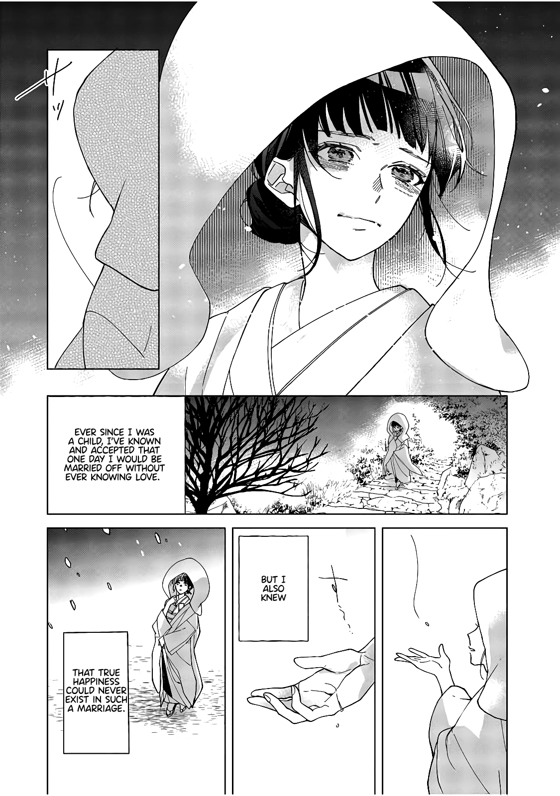 Shinigami no hatsukoi ~Botsuraku Kazoku no Reijou wa Ai wo Shiranai Shinigami ni Totsugu chapter 1 - page 3