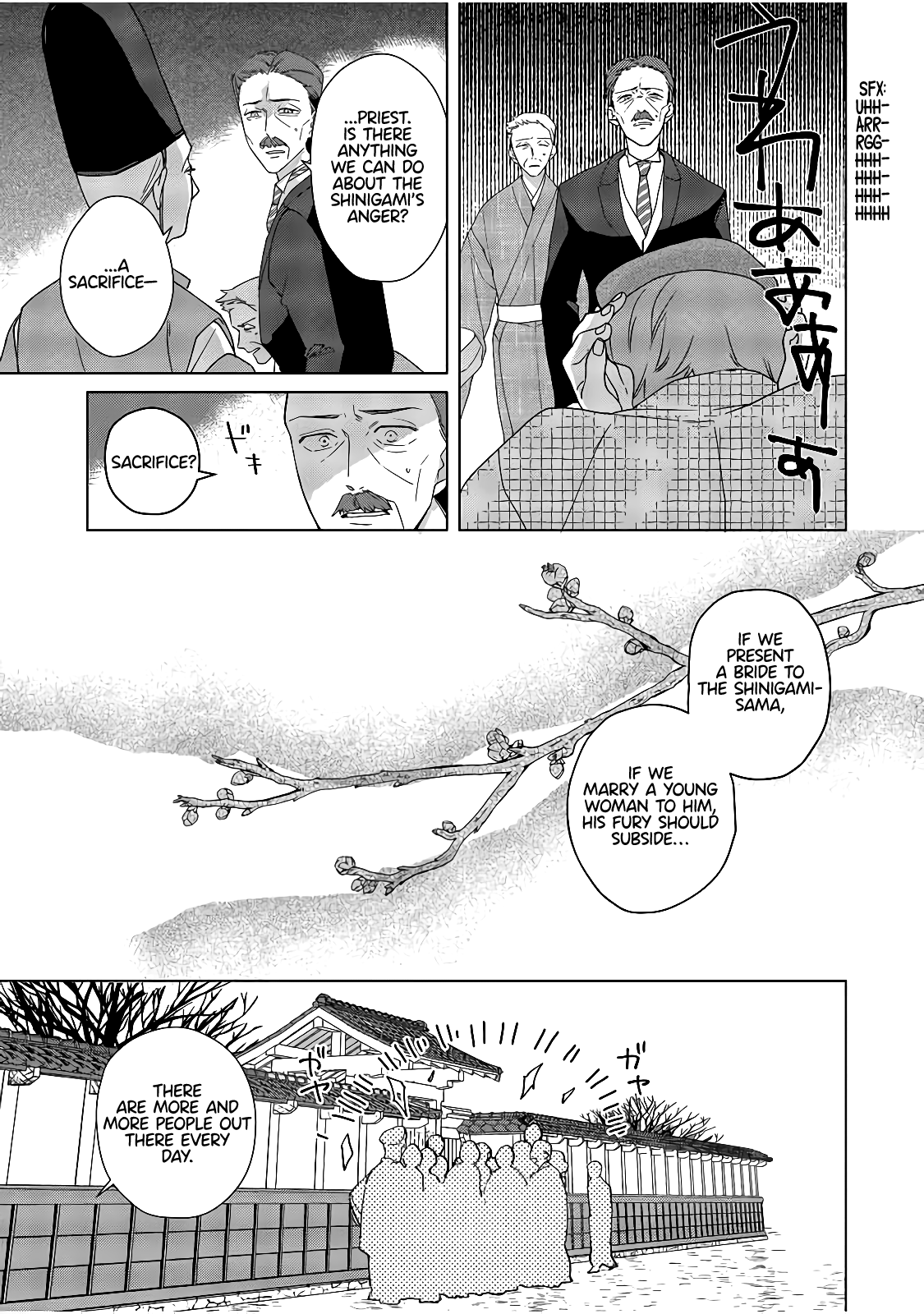 Shinigami no hatsukoi ~Botsuraku Kazoku no Reijou wa Ai wo Shiranai Shinigami ni Totsugu chapter 1 - page 32