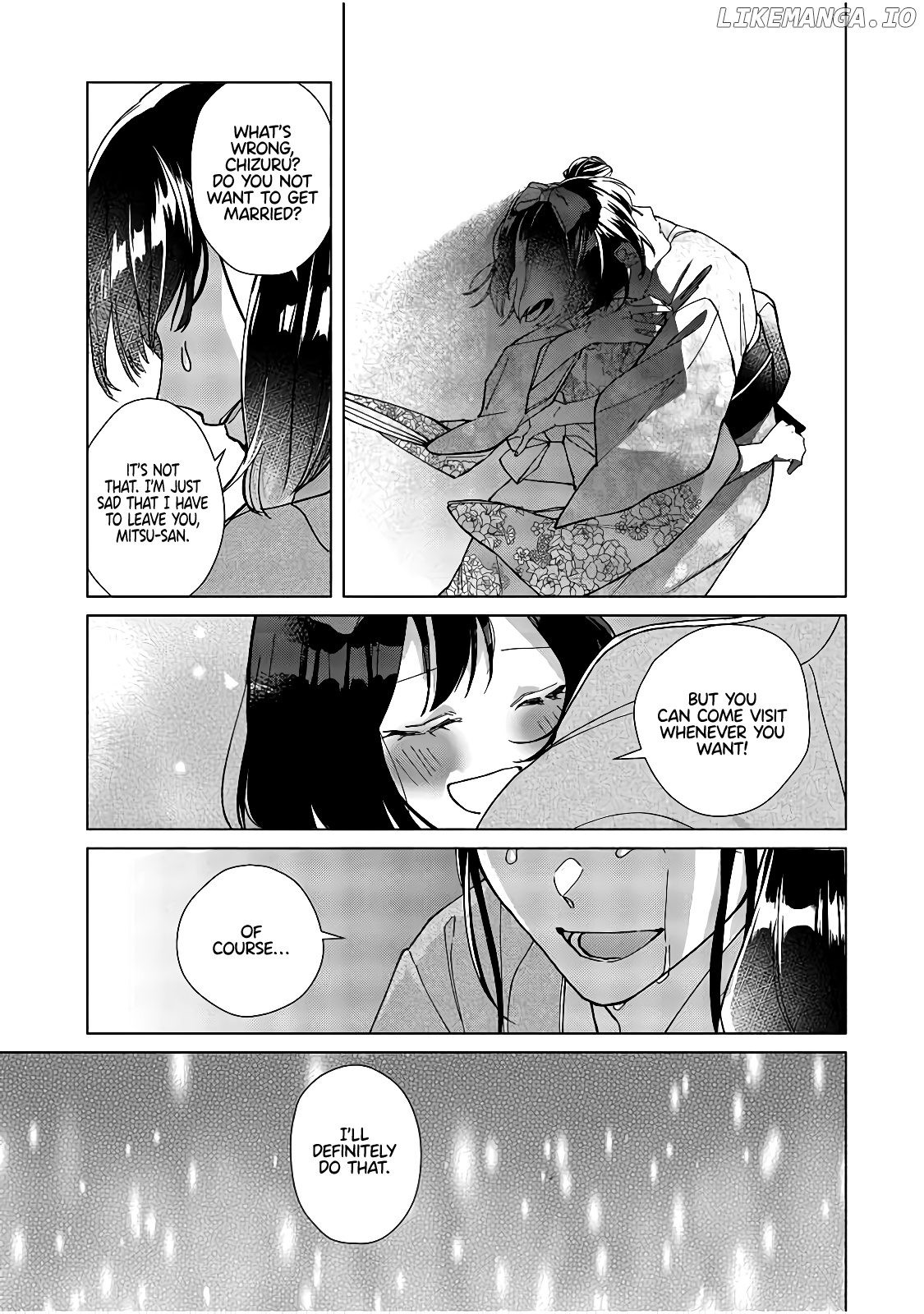 Shinigami no hatsukoi ~Botsuraku Kazoku no Reijou wa Ai wo Shiranai Shinigami ni Totsugu chapter 1 - page 44