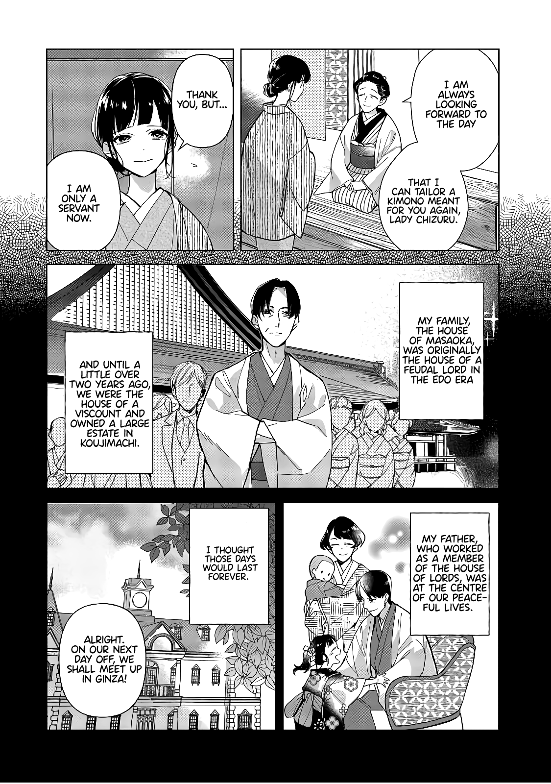 Shinigami no hatsukoi ~Botsuraku Kazoku no Reijou wa Ai wo Shiranai Shinigami ni Totsugu chapter 1 - page 7