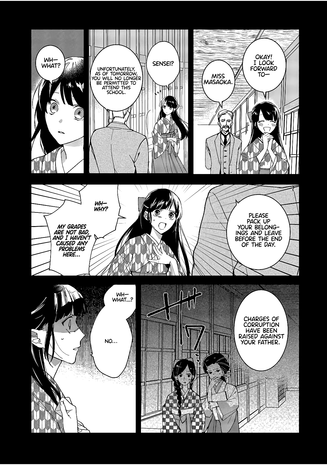 Shinigami no hatsukoi ~Botsuraku Kazoku no Reijou wa Ai wo Shiranai Shinigami ni Totsugu chapter 1 - page 8