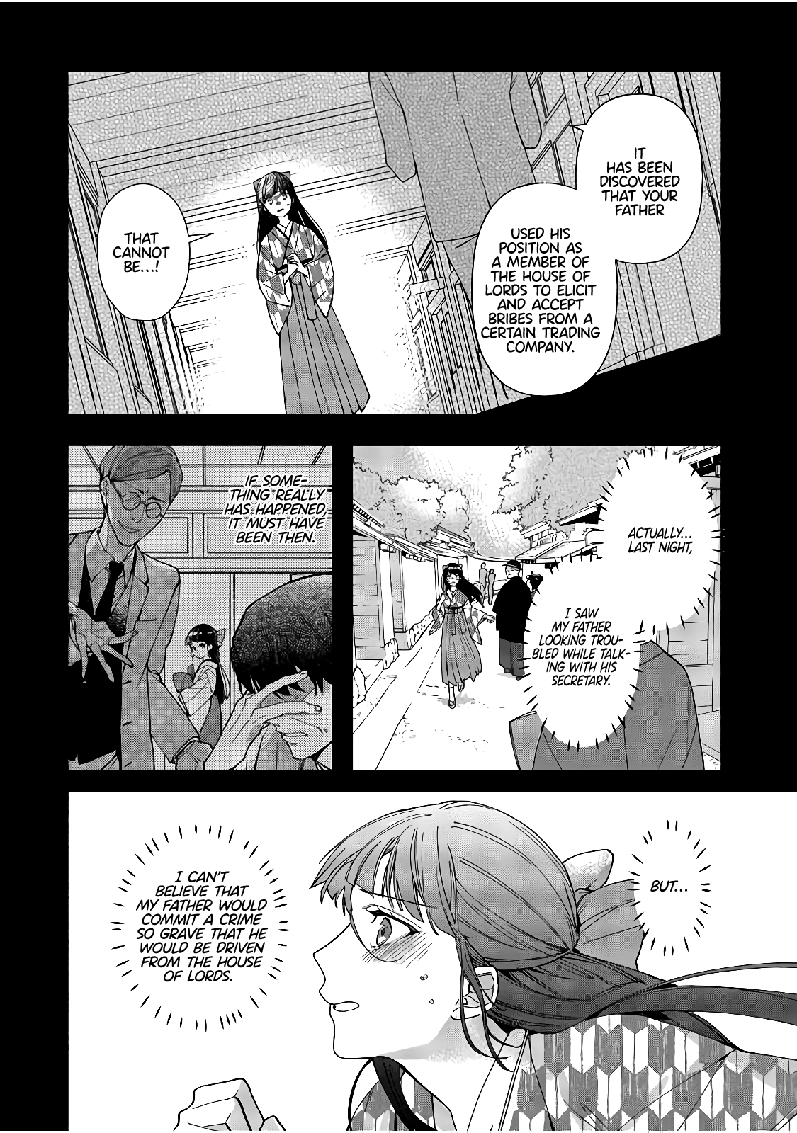 Shinigami no hatsukoi ~Botsuraku Kazoku no Reijou wa Ai wo Shiranai Shinigami ni Totsugu chapter 1 - page 9