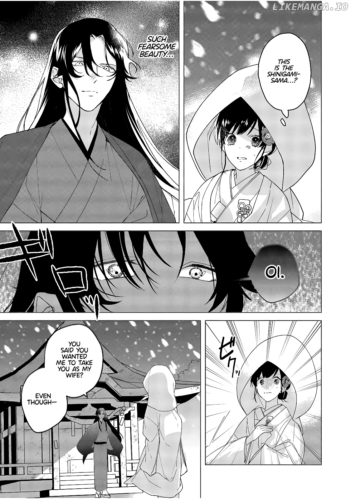 Shinigami no hatsukoi ~Botsuraku Kazoku no Reijou wa Ai wo Shiranai Shinigami ni Totsugu chapter 2 - page 4