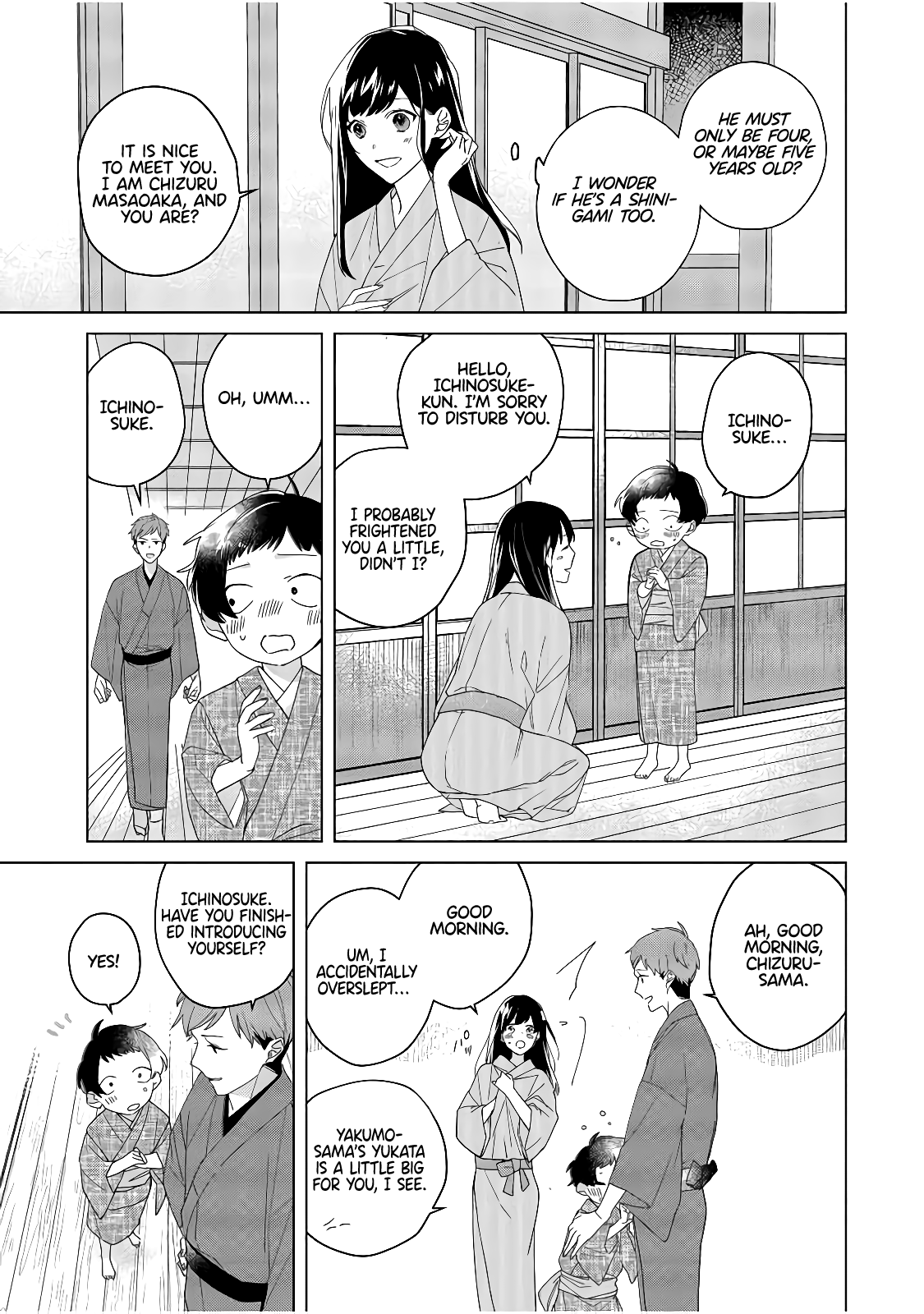 Shinigami no hatsukoi ~Botsuraku Kazoku no Reijou wa Ai wo Shiranai Shinigami ni Totsugu chapter 3 - page 10