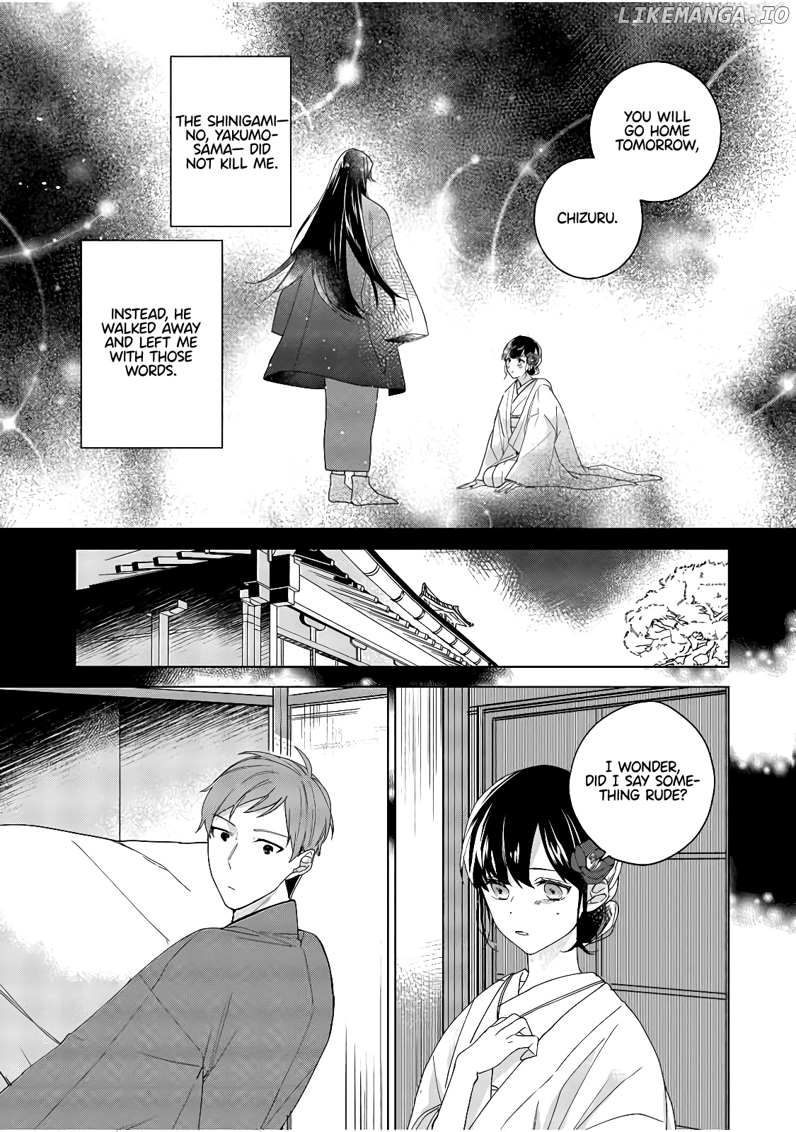 Shinigami no hatsukoi ~Botsuraku Kazoku no Reijou wa Ai wo Shiranai Shinigami ni Totsugu chapter 3 - page 2