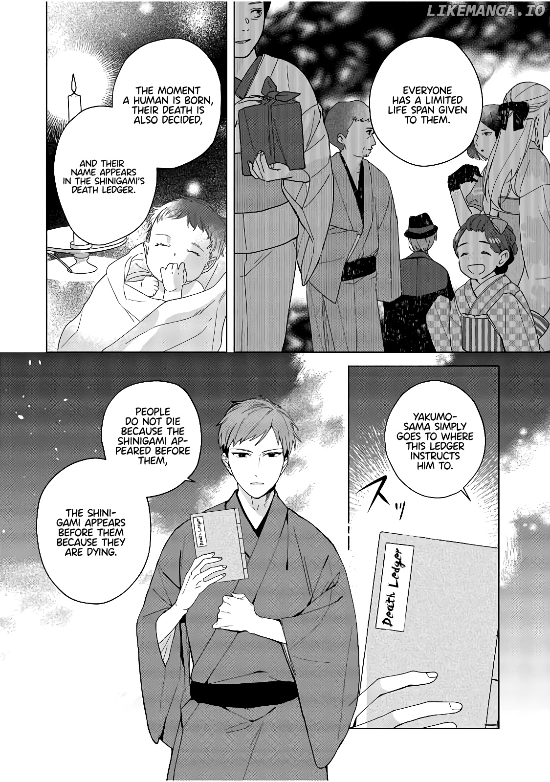 Shinigami no hatsukoi ~Botsuraku Kazoku no Reijou wa Ai wo Shiranai Shinigami ni Totsugu chapter 3 - page 5