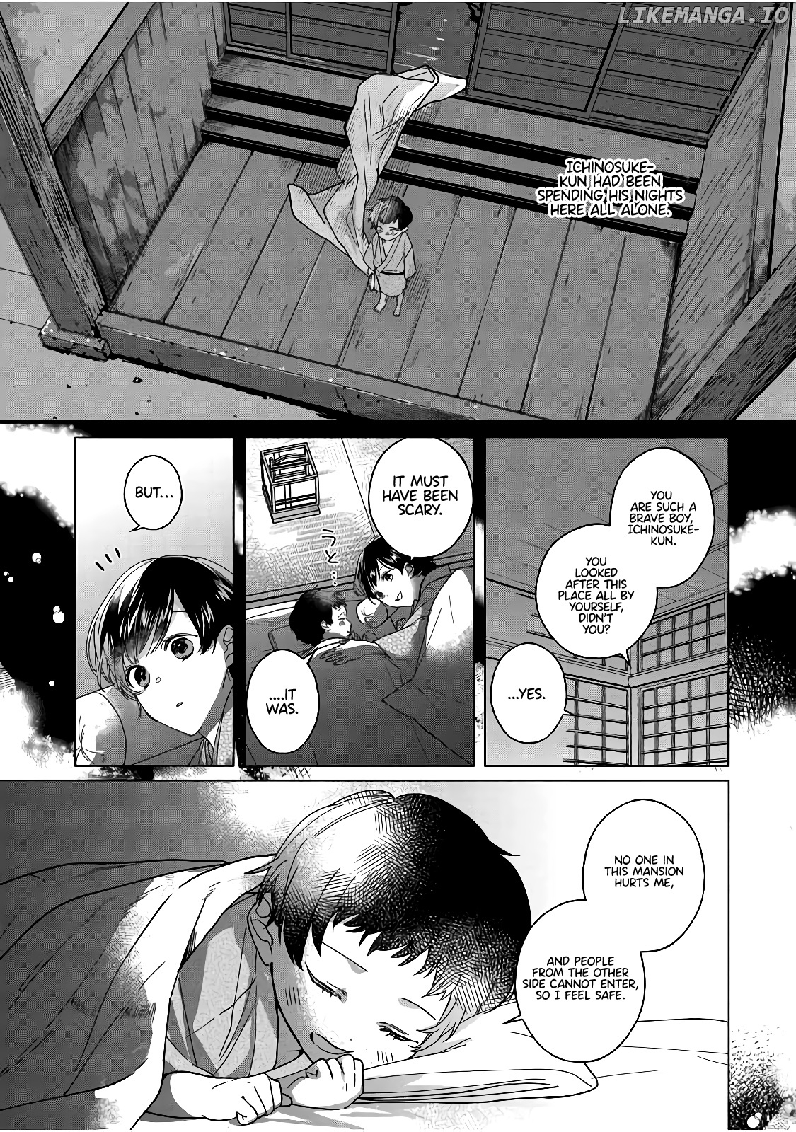 Shinigami no hatsukoi ~Botsuraku Kazoku no Reijou wa Ai wo Shiranai Shinigami ni Totsugu chapter 4 - page 12