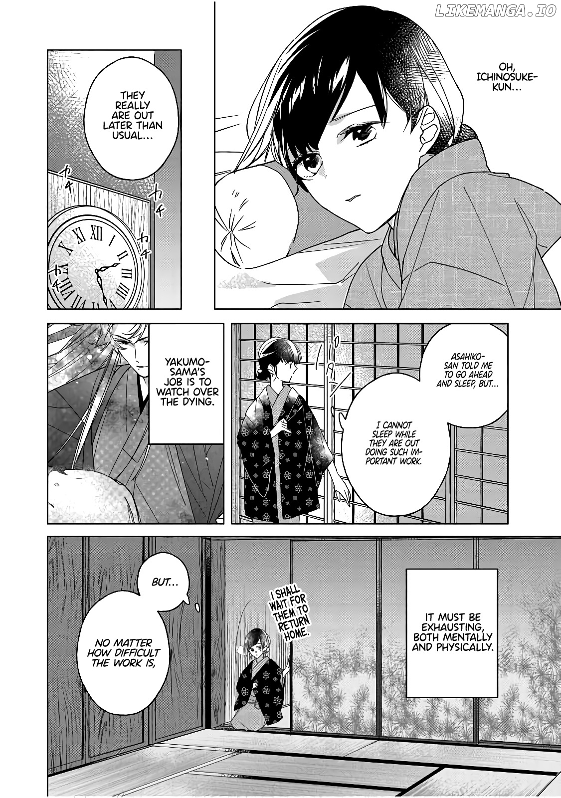 Shinigami no hatsukoi ~Botsuraku Kazoku no Reijou wa Ai wo Shiranai Shinigami ni Totsugu chapter 4 - page 13