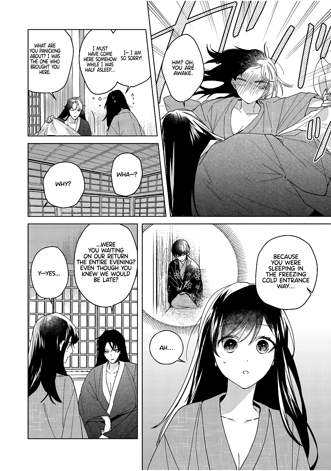 Shinigami no hatsukoi ~Botsuraku Kazoku no Reijou wa Ai wo Shiranai Shinigami ni Totsugu chapter 4 - page 17