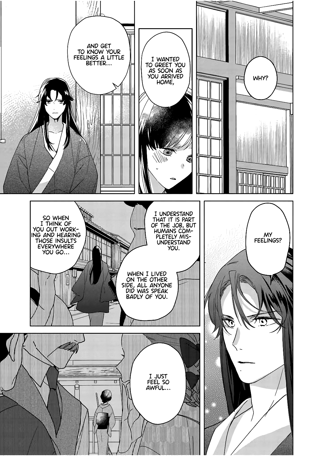 Shinigami no hatsukoi ~Botsuraku Kazoku no Reijou wa Ai wo Shiranai Shinigami ni Totsugu chapter 4 - page 18