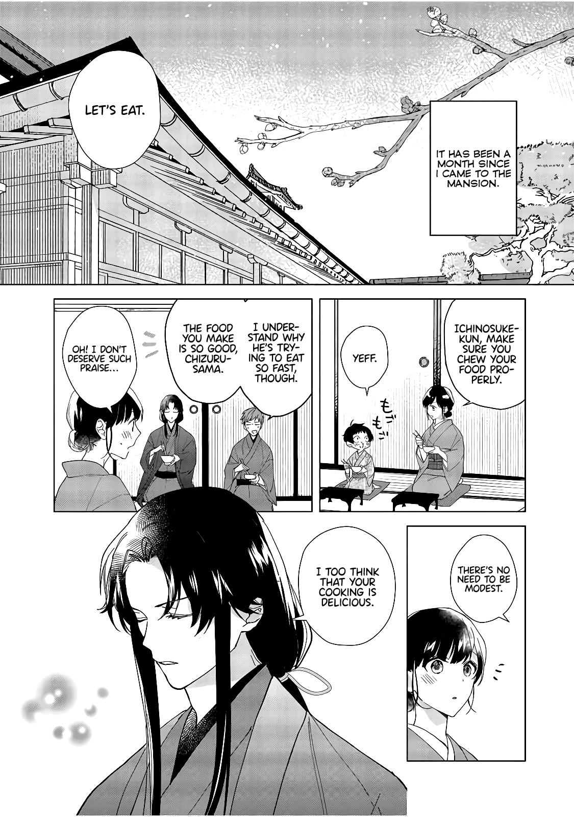 Shinigami no hatsukoi ~Botsuraku Kazoku no Reijou wa Ai wo Shiranai Shinigami ni Totsugu chapter 5 - page 2