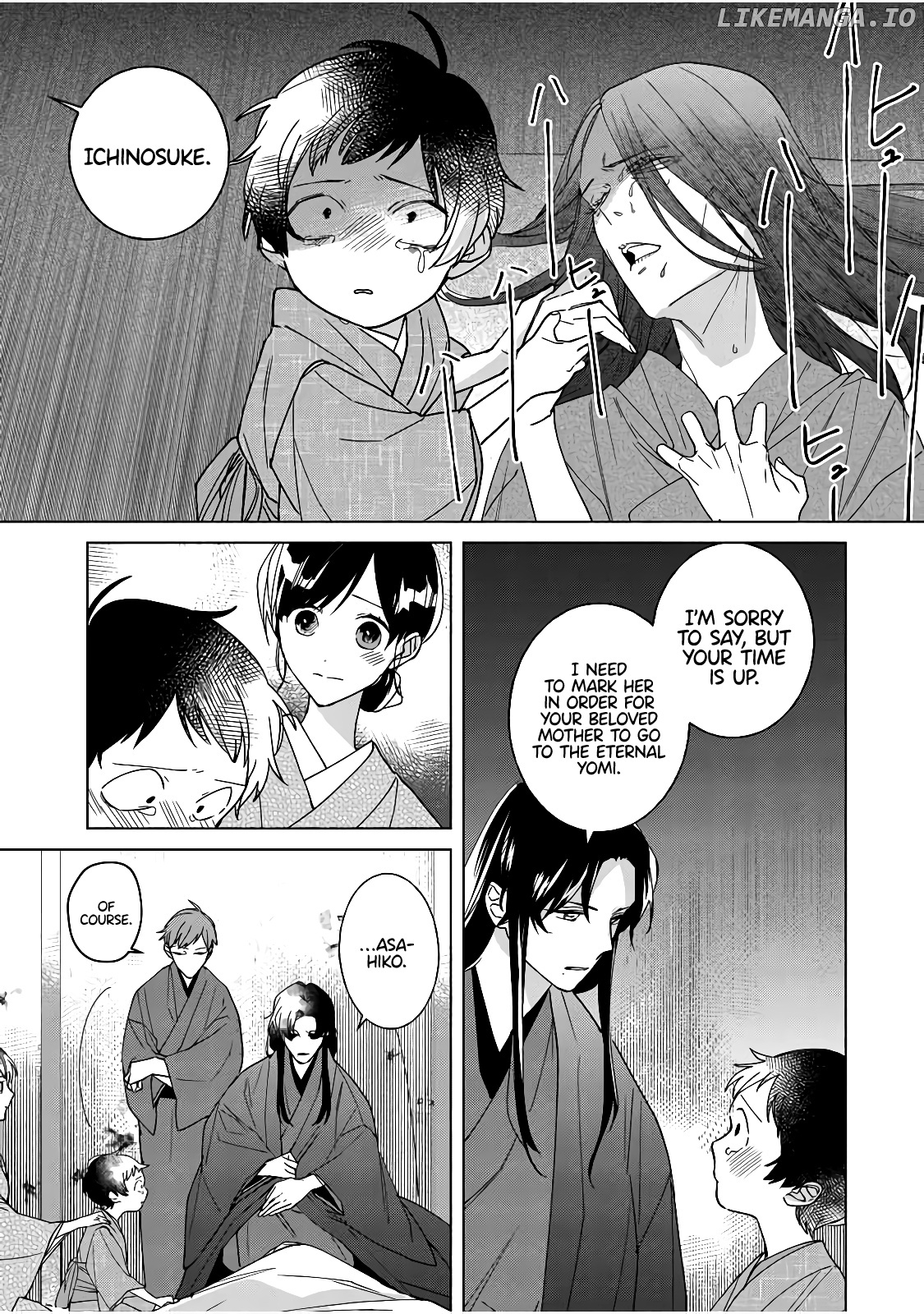Shinigami no hatsukoi ~Botsuraku Kazoku no Reijou wa Ai wo Shiranai Shinigami ni Totsugu chapter 6 - page 18
