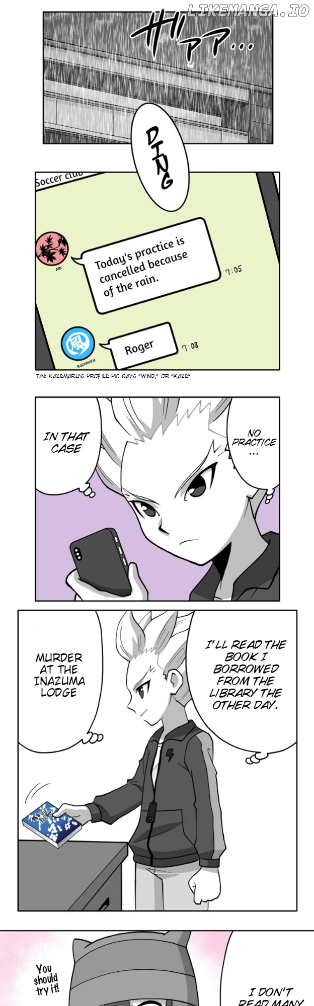 Honosuto! ~Gouenji No Hitorigoto~ chapter 69 - page 1