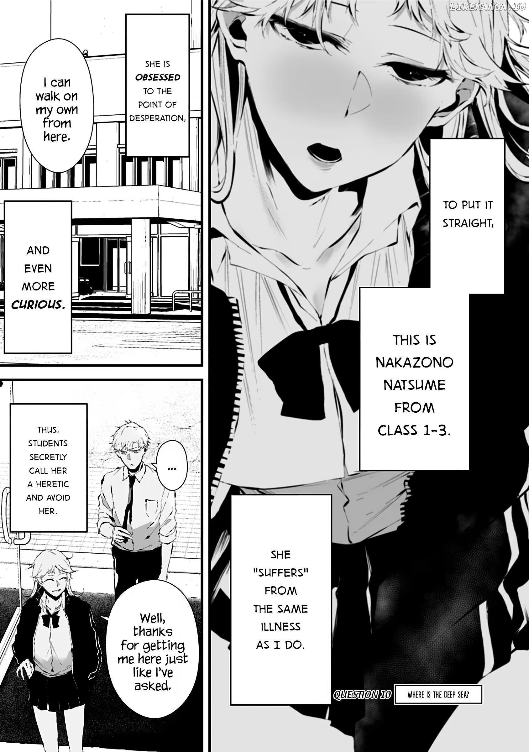Tsurenai Hodo Aokute Azatoi Kurai ni Akai chapter 10 - page 1