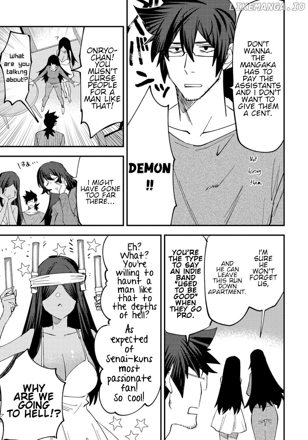 The Unpopular Mangaka And The Helpful Onryo-San chapter 41 - page 3
