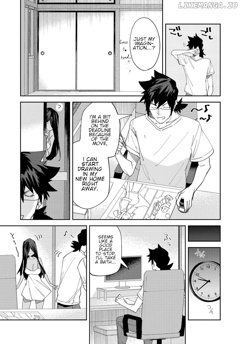 The Unpopular Mangaka And The Helpful Onryo-San chapter 28.5 - page 3