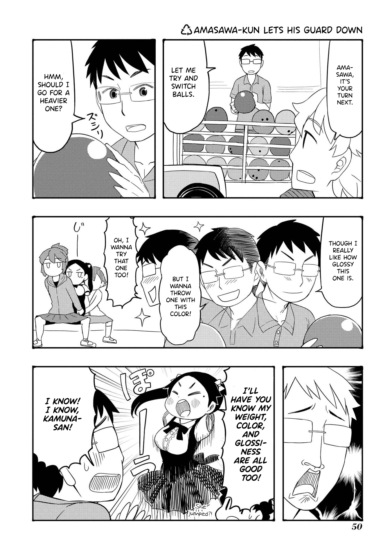 Amasawa-Kun And Kamuna-Chan chapter 36.5 - page 1