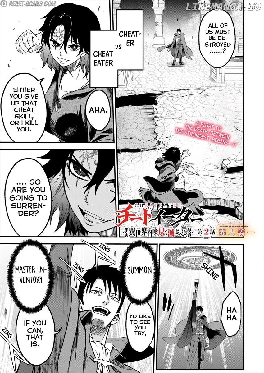 Cheat Eater: Destroyer Of Those Summoned From Different Worlds chapter 2 - page 2