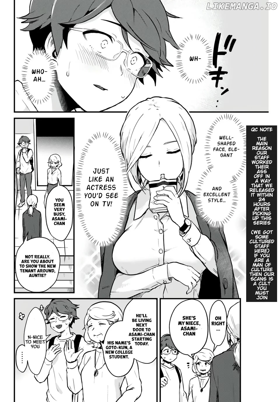 Next Door Kuroki-San Is Dangerous When She Drinks chapter 1 - page 5