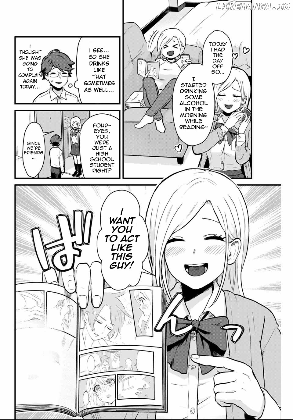 Next Door Kuroki-San Is Dangerous When She Drinks chapter 3 - page 10