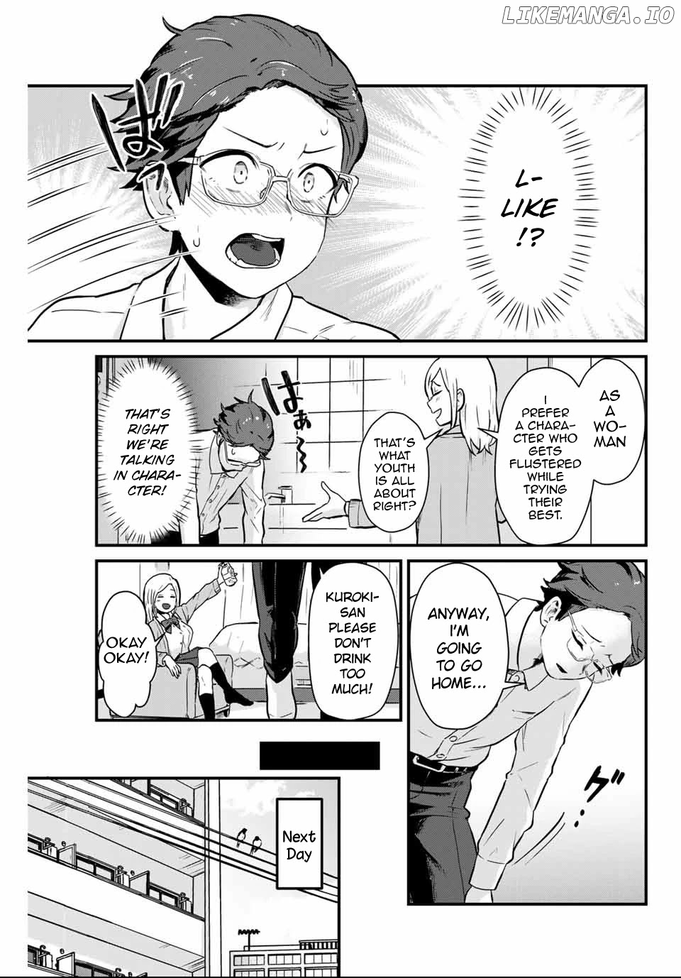 Next Door Kuroki-San Is Dangerous When She Drinks chapter 3 - page 17
