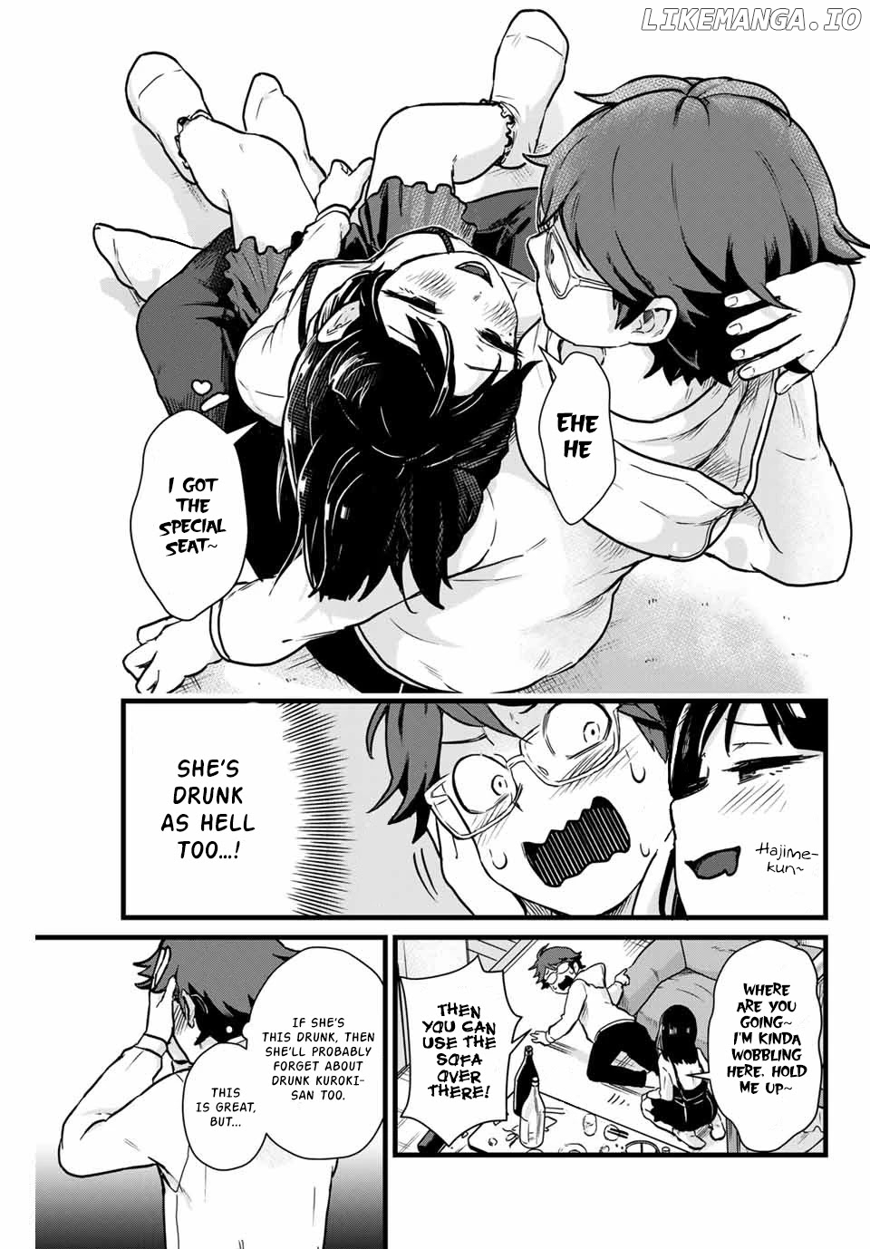 Next Door Kuroki-San Is Dangerous When She Drinks chapter 8 - page 12