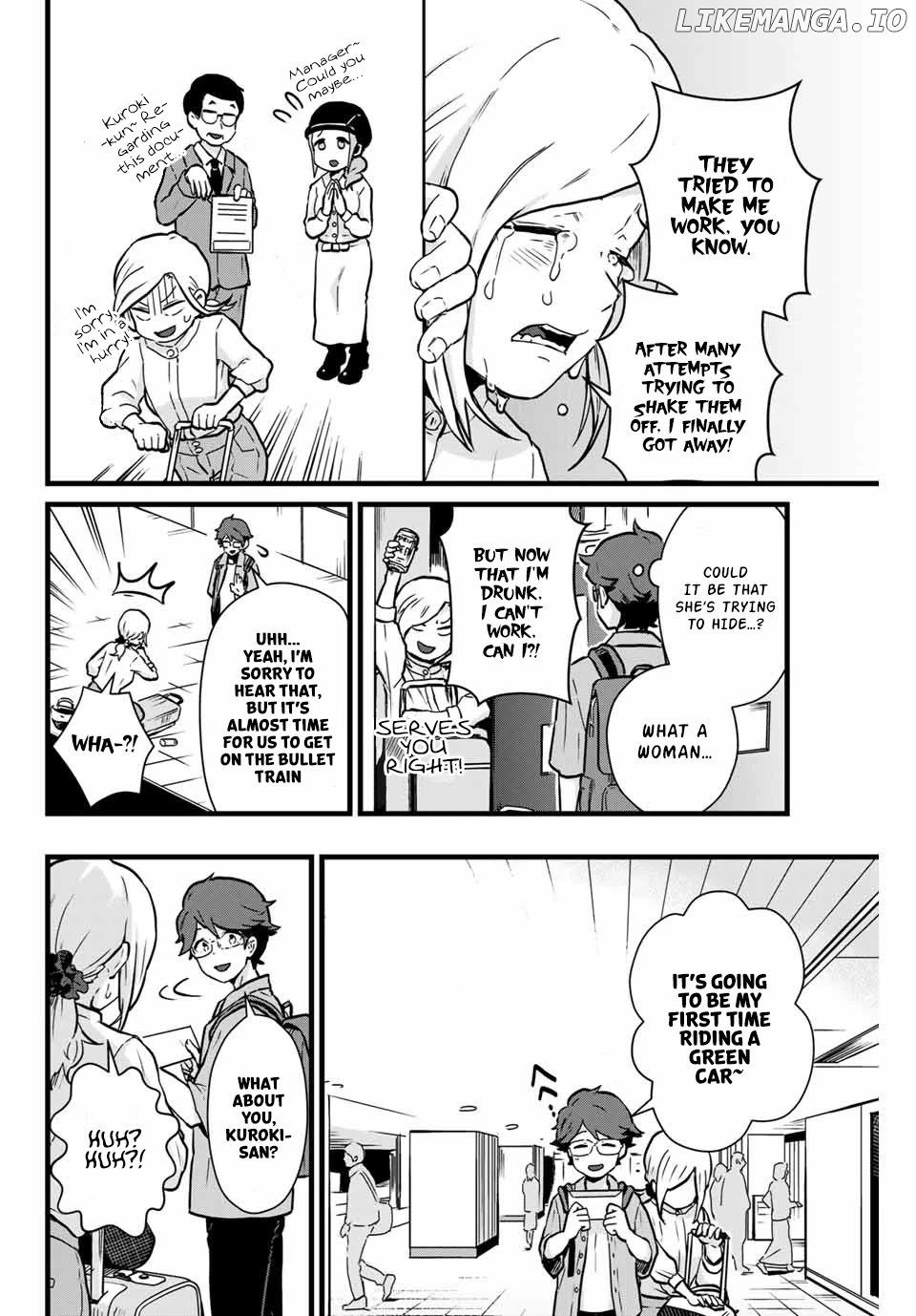 Next Door Kuroki-San Is Dangerous When She Drinks chapter 10 - page 9