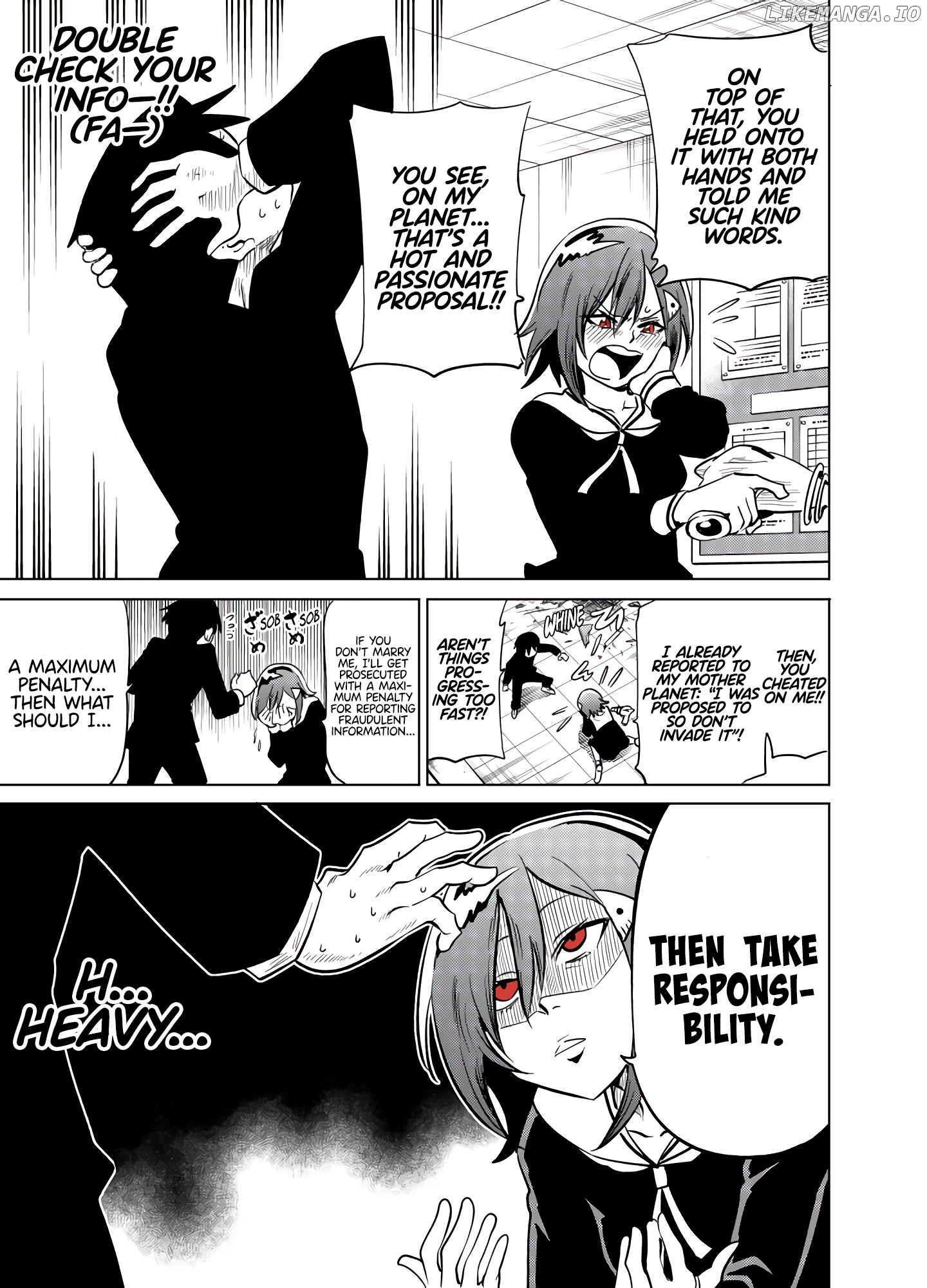 The Alien Next To Me Is Scary chapter 30 - page 3