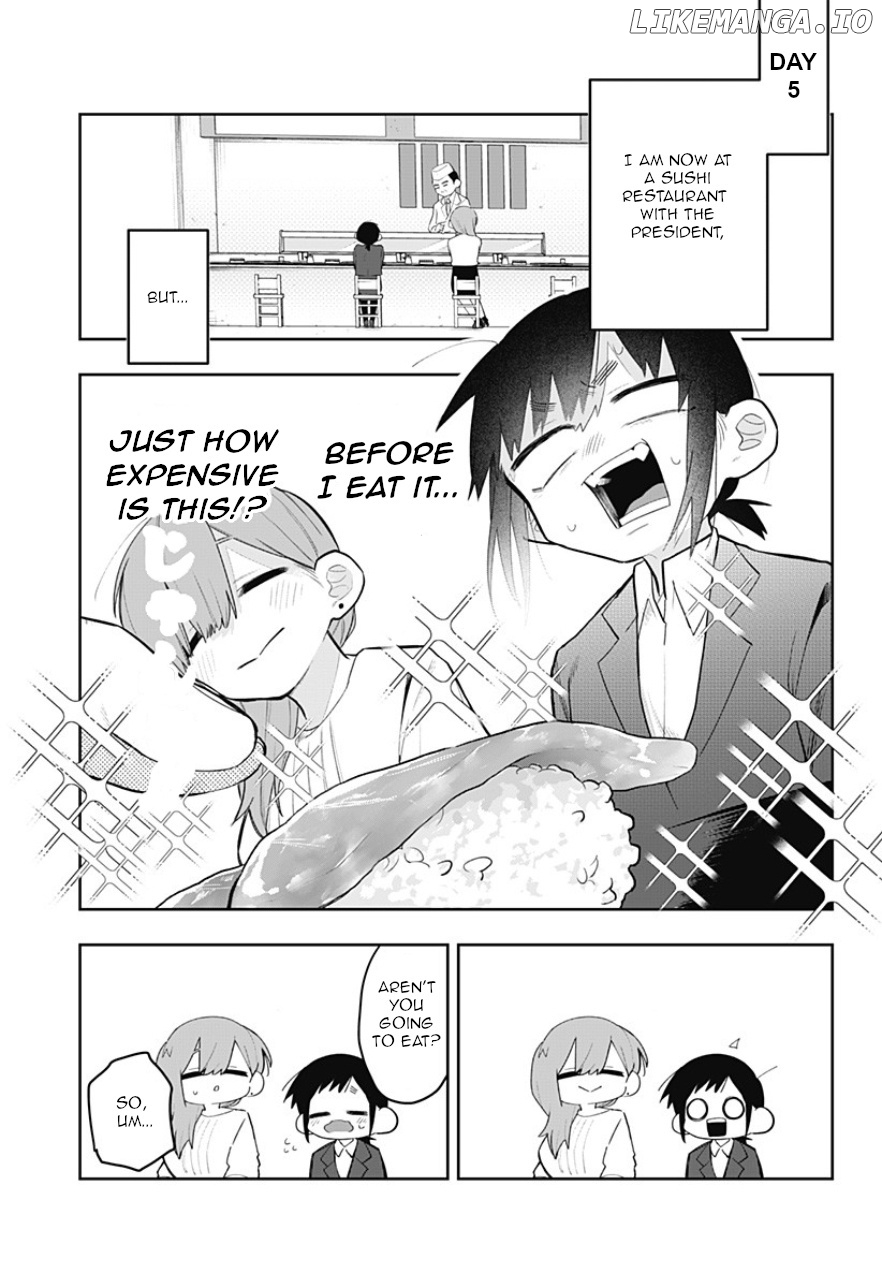100-nichi Go ni ××× suru Onna Shachou to Shinyuu Shain chapter 3 - page 5