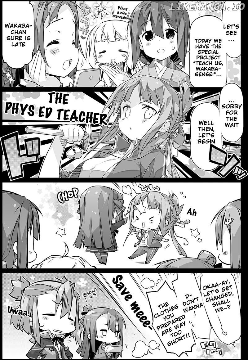 Nogi Wakaba Wa Yuusha De Aru 4-Koma chapter 14 - page 1