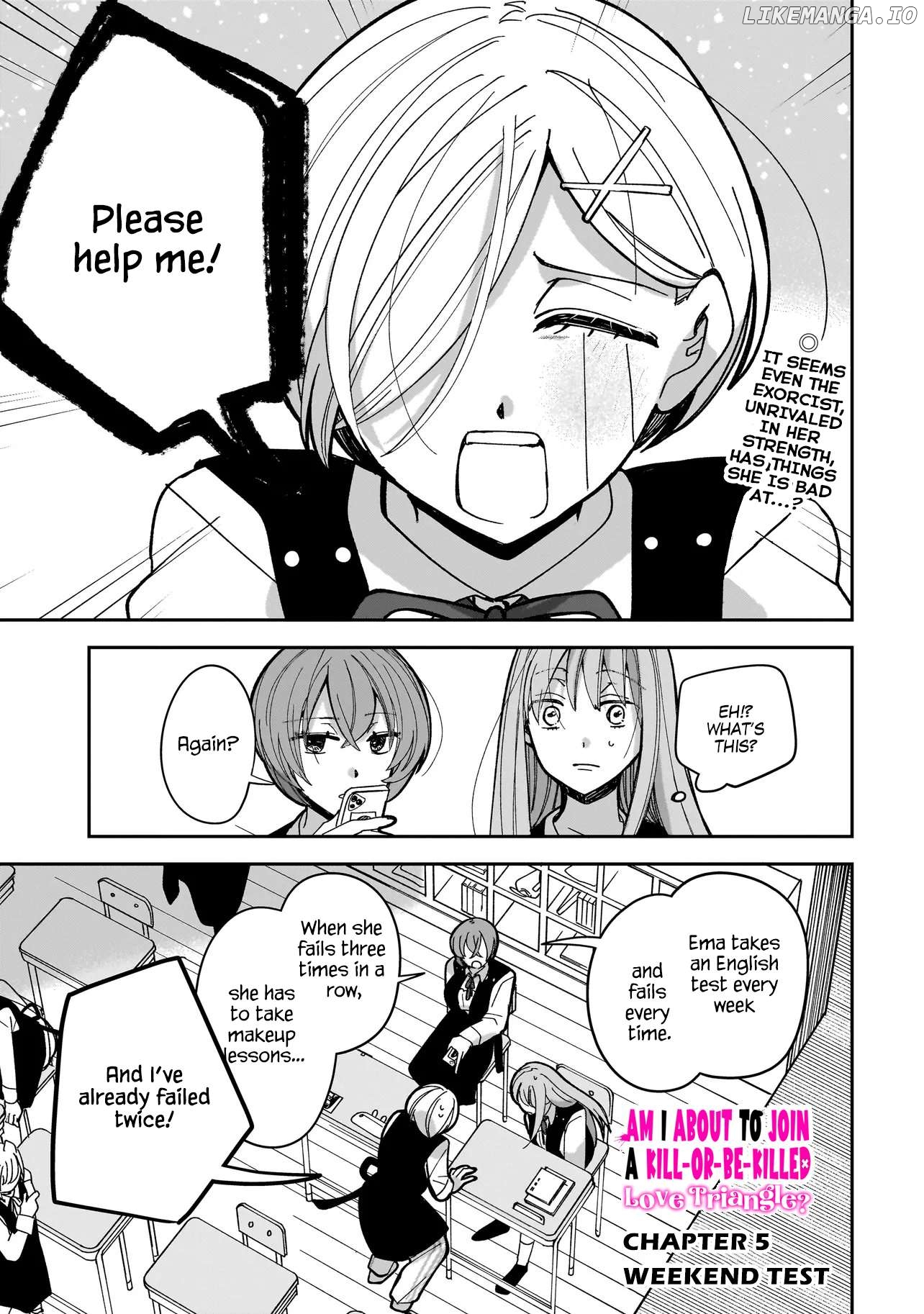 Koroshi Korosare Sankaku Kankei ni Watashi ga Ima kara Hairun desu ka? Chapter 5 - page 1