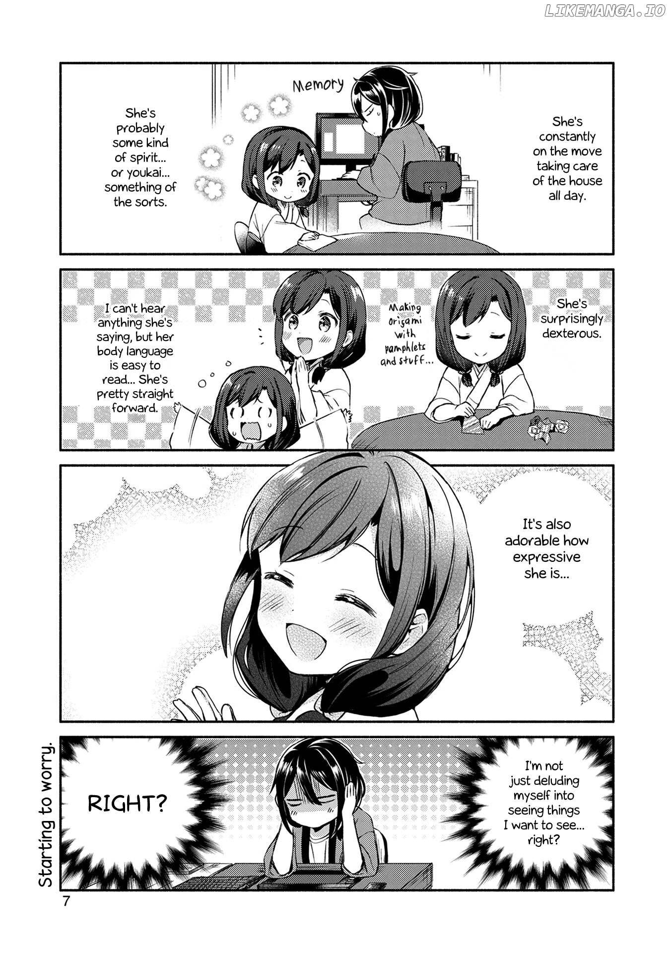 Mangaka-sensei to Zashiki Warashi chapter 1 - page 8