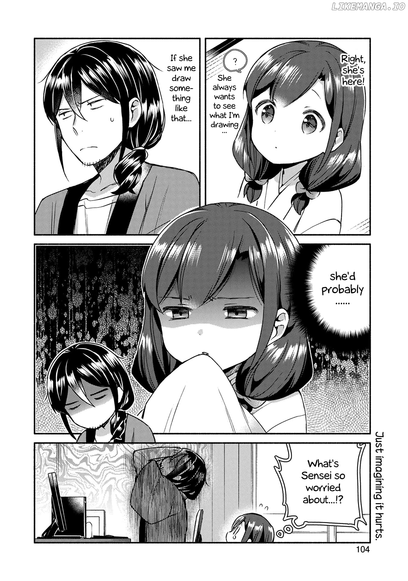 Mangaka-sensei to Zashiki Warashi chapter 6 - page 4