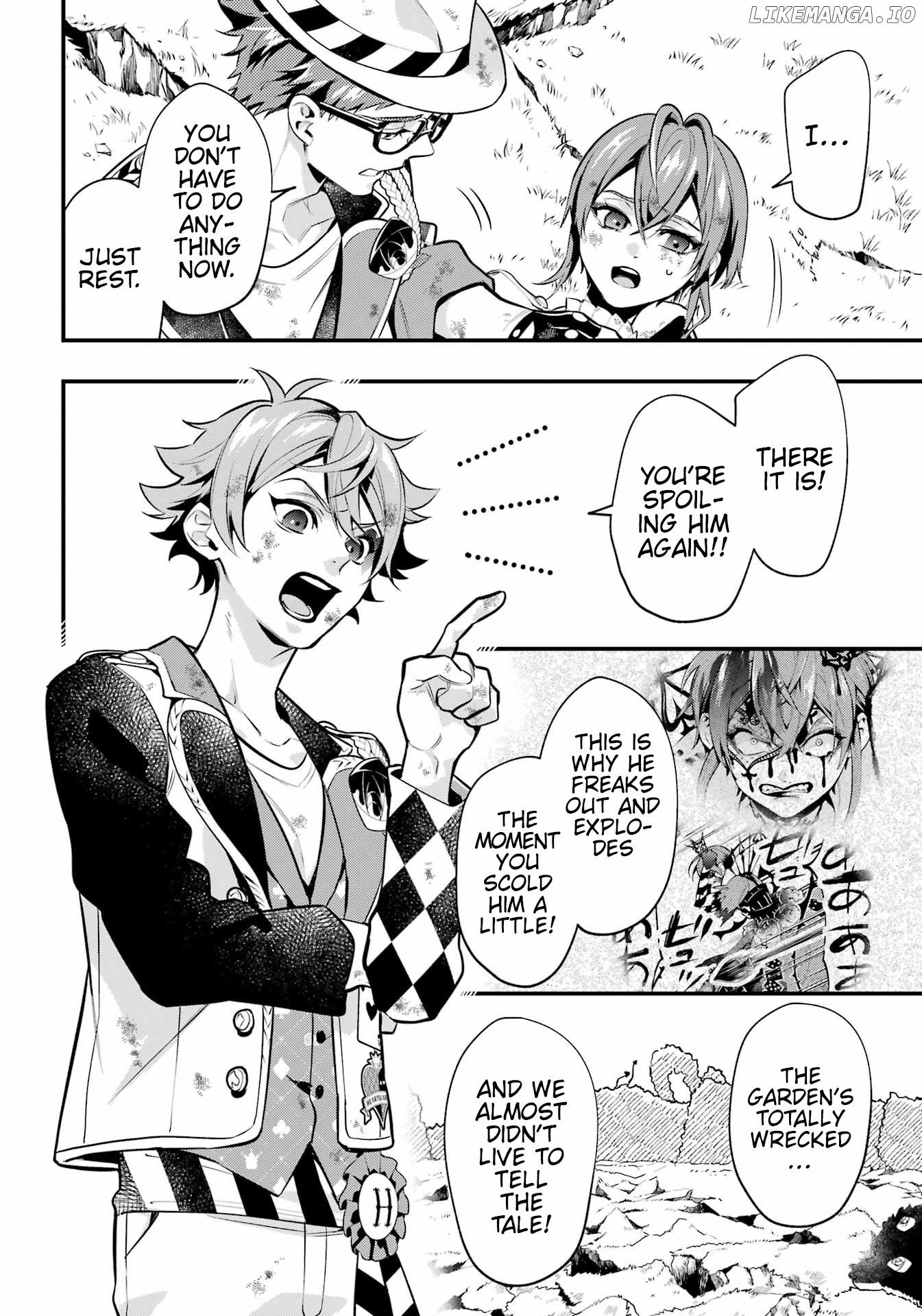 Disney Twisted Wonderland the Comic Episode of Heartslabyul chapter 21 - page 4