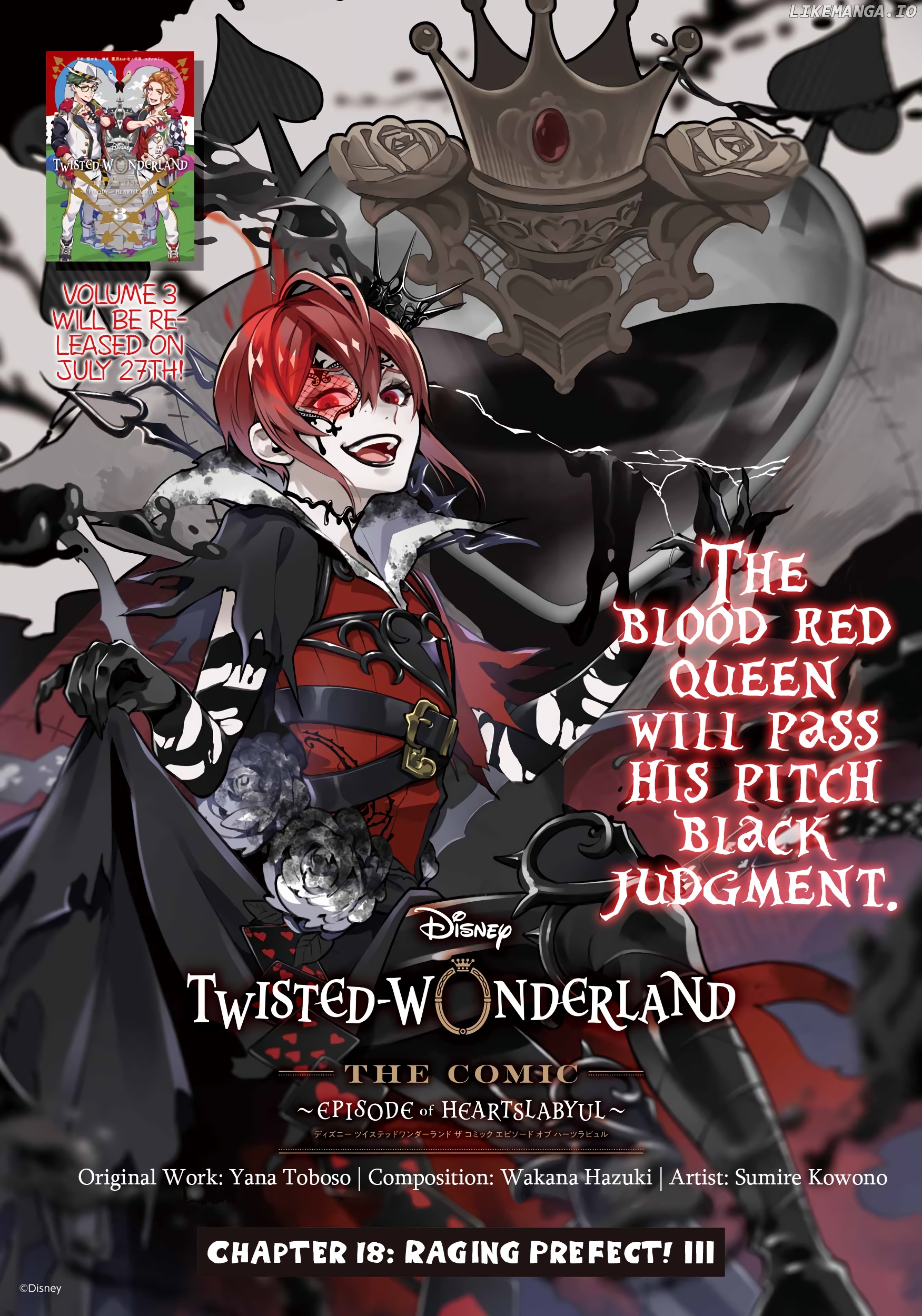 Disney Twisted Wonderland the Comic Episode of Heartslabyul chapter 18 - page 1
