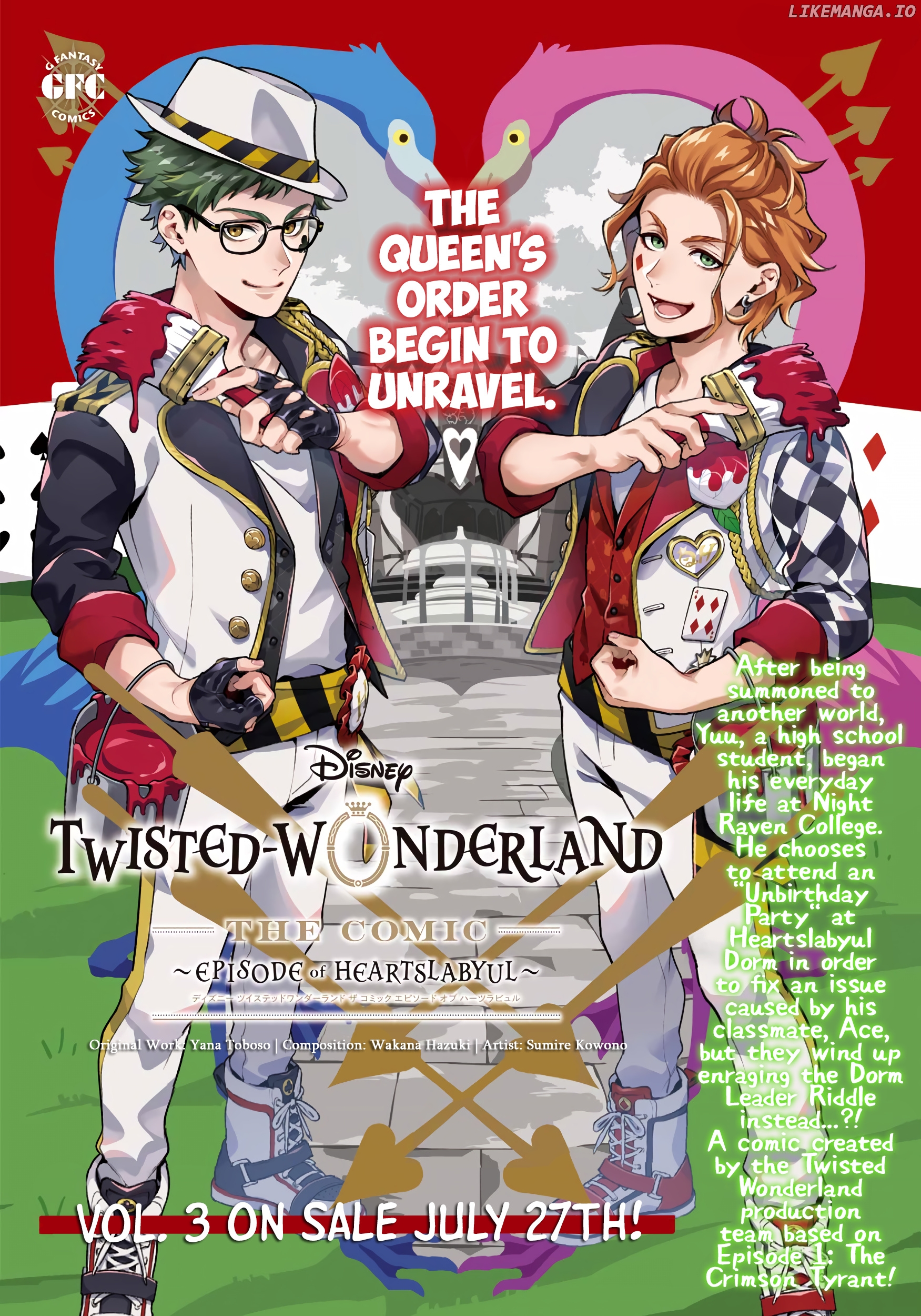 Disney Twisted Wonderland the Comic Episode of Heartslabyul chapter 18 - page 2