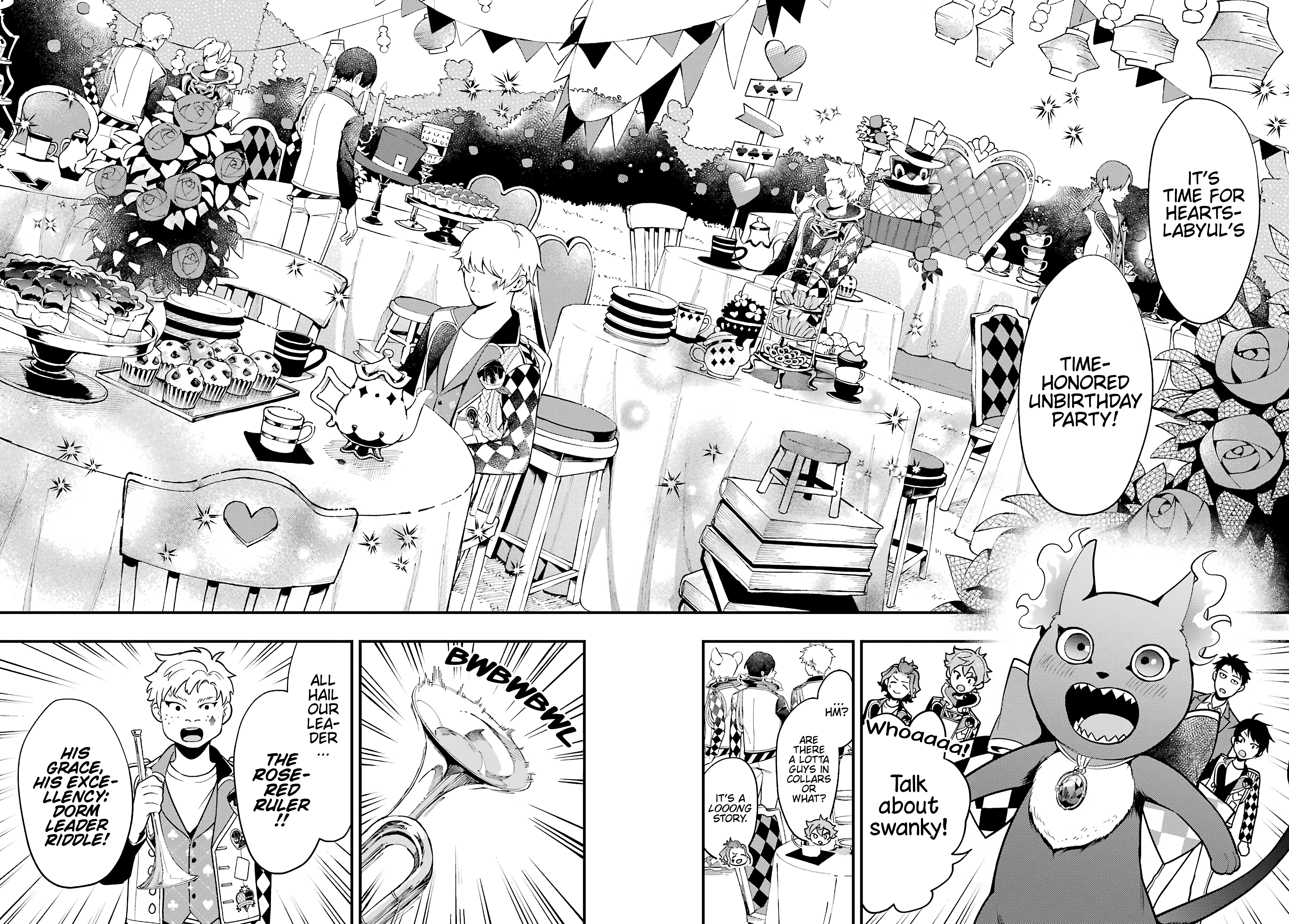 Disney Twisted Wonderland the Comic Episode of Heartslabyul chapter 12 - page 4