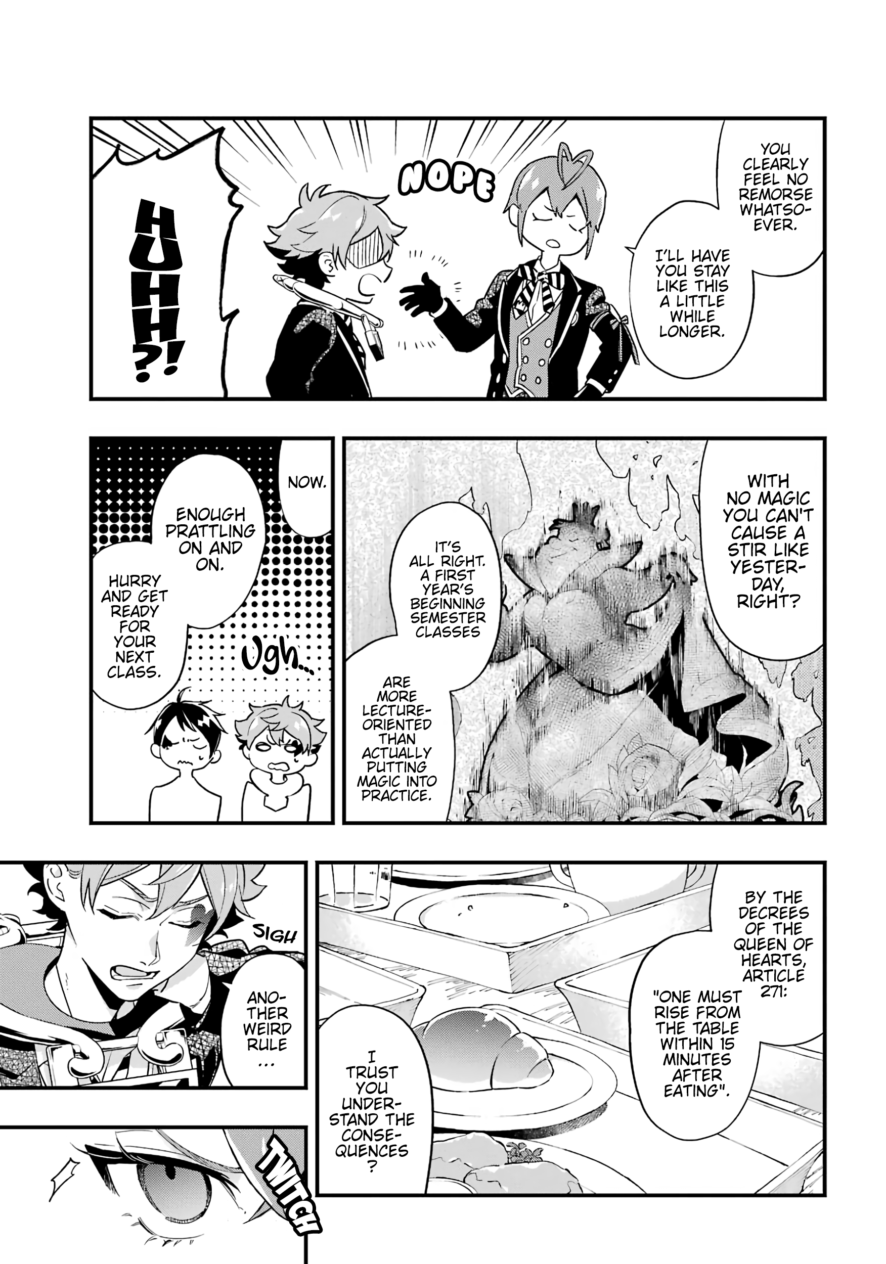 Disney Twisted Wonderland the Comic Episode of Heartslabyul chapter 9 - page 5