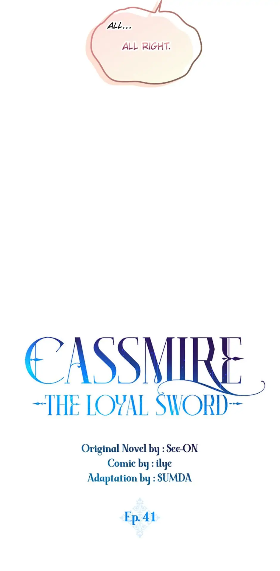 Cassmire: The Loyal Sword Chapter 41 - page 8
