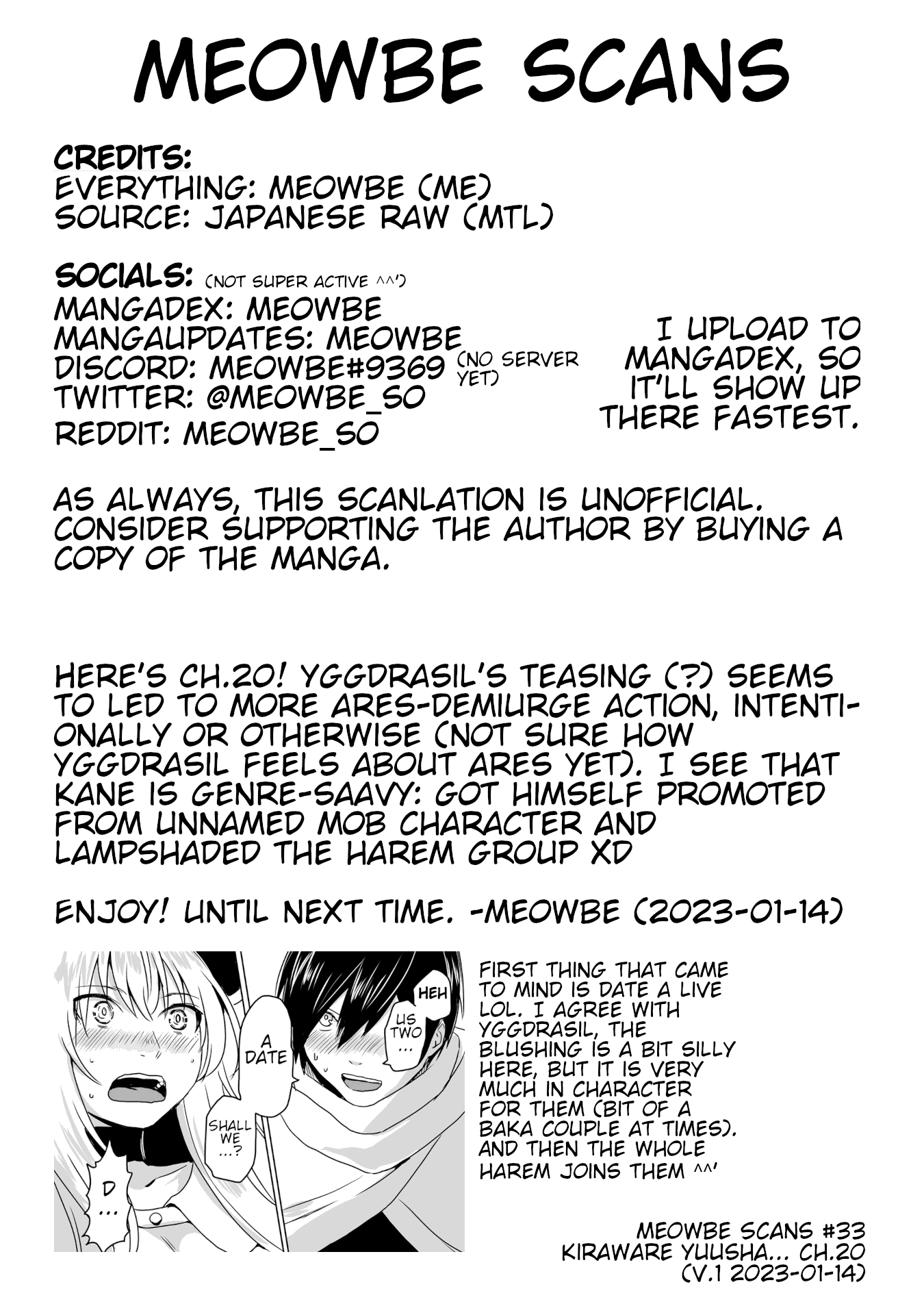 I played the role of a hated hero, but for some reason I’m loved by the Last Boss and living with her! chapter 20 - page 32